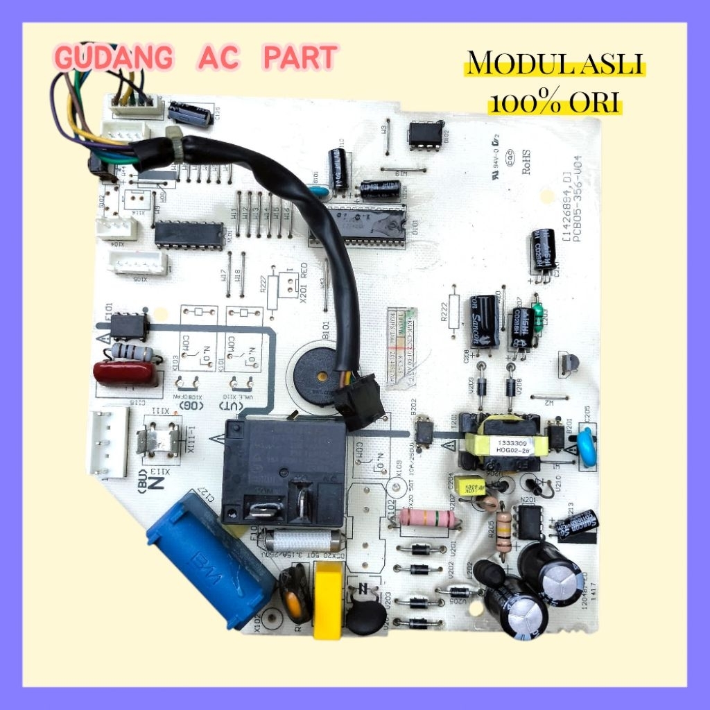 Jual MODUL PCB AC POLYTRON MODUL INDOOR UNIT ASLI COPOTAN DENGAN ...