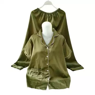 Baju Tidur Piyama Wanita Dewasa Pajamas Piyama Satin Jumbo Ld 120