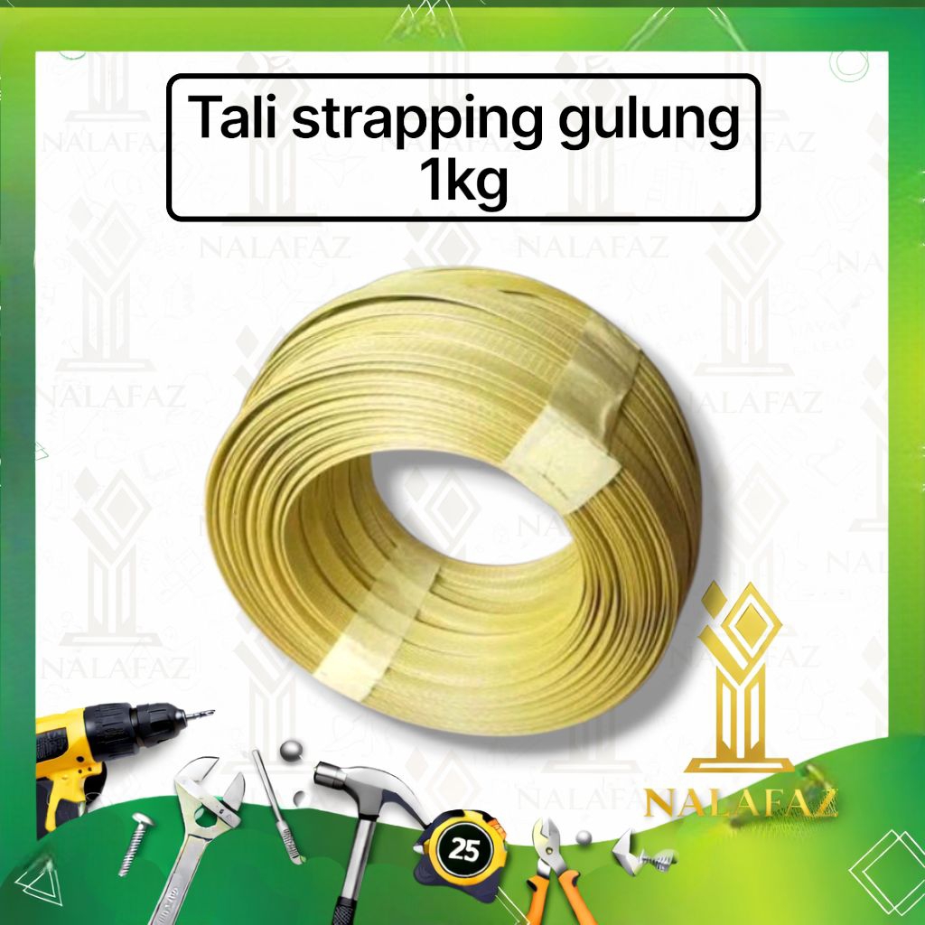 Jual Tali Strapping Band/ Tali Packing Ikat Straping Band Kardus 1kg ...