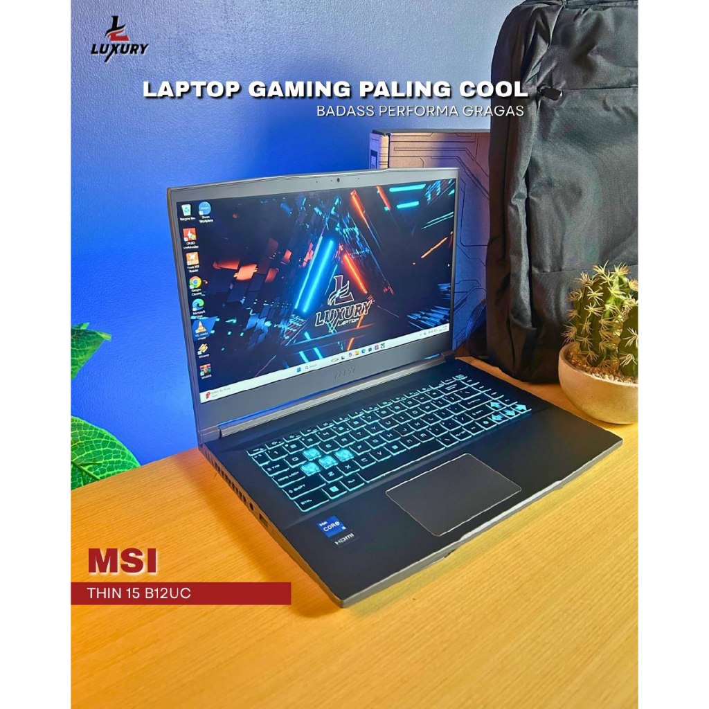 Jual LAPTOP GAMING MSI THIN 15 B12UC 12TH GEN CORE I5 RAM 16GB SSD — free download