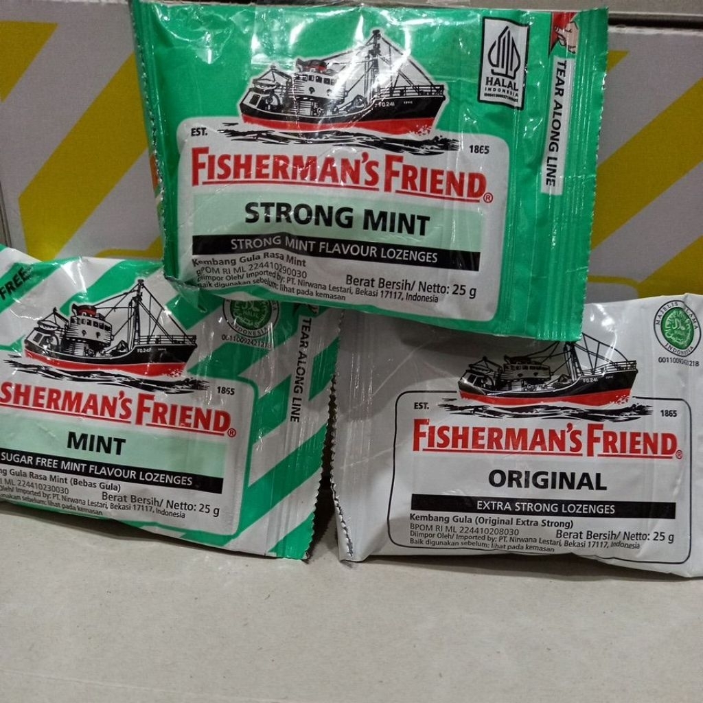 Jual Permen Pelega Tenggorokan Fisherman’s Extra Strong 25g - Aroma ...