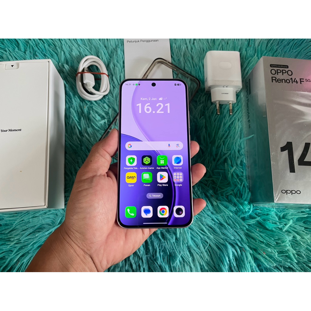Jual OPPO RENO 14F 5G 12/256 BEKAS ORIGINAL SECOND | Shopee Indonesia