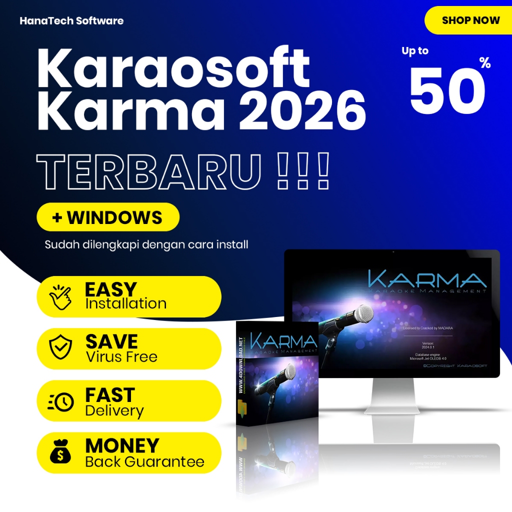 Jual Karaosoft Karma 2026 Full Version Lifetime | Shopee Indonesia