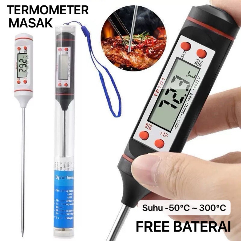Jual [100% ORI] TERMOMETER MASAK Cooking Thermometer / Alat Ukur suhu ...