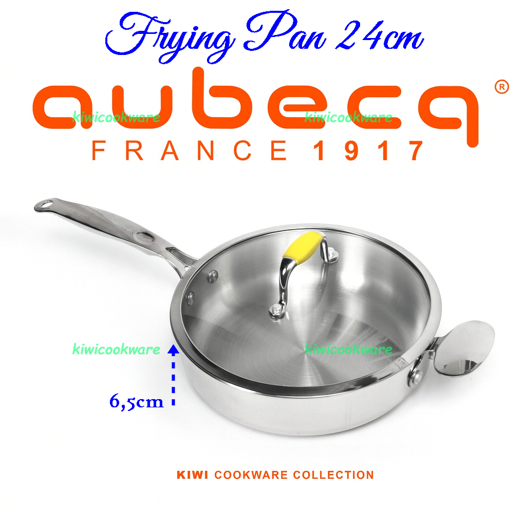 Frypan 24cm Wajan Penggorengan Frying Pan Stainless Steel Premium Ekspor Brand A - foto 1