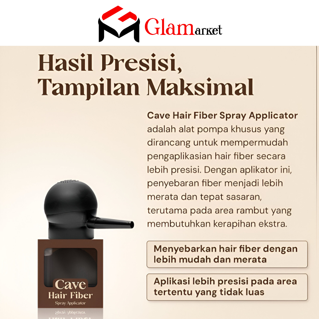 Jual GLAM - CAVE Fiber Spray Aplicator - Cave Fiber Applicator ...