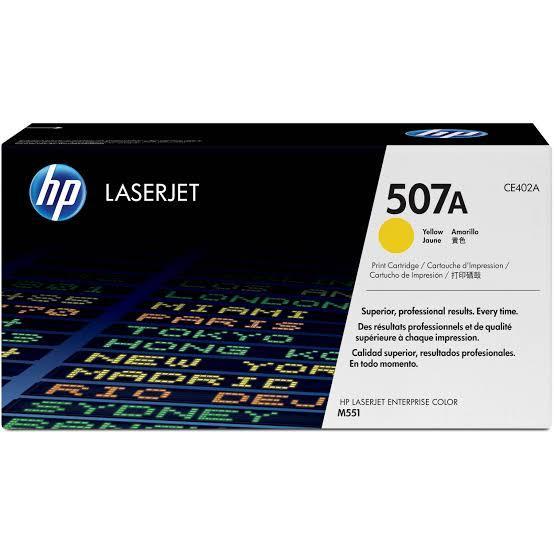 HP Toner 507A Black Cyan Magenta Yellow LaserJet Cartridge Original [CE400A CE401A CE402A CE403A] (5)
