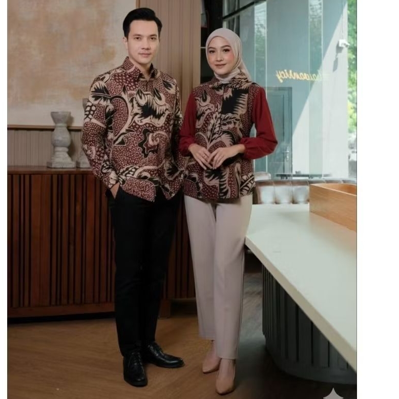 Batik Pasangan Couple Motif Idalia
