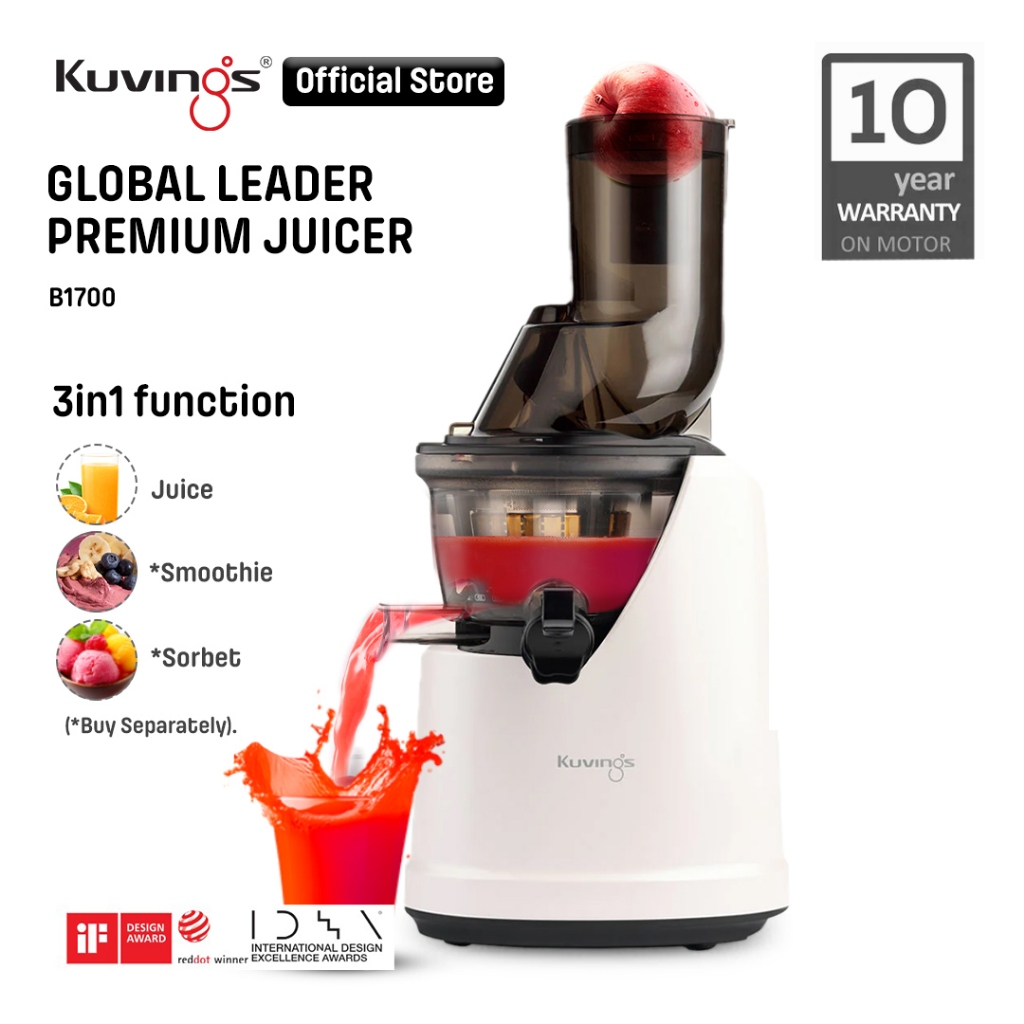 Jual Kuvings Whole Slow Juicer B1700 White Pearl | Shopee Indonesia