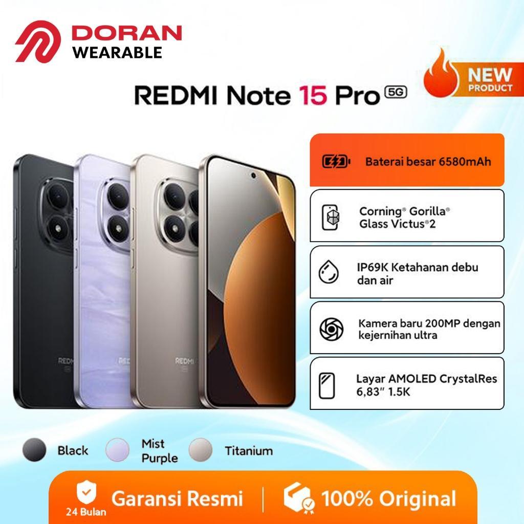 Xiaomi Redmi Note 15 Pro 5G (8/256GB) (12/512GB) - Garansi Resmi
