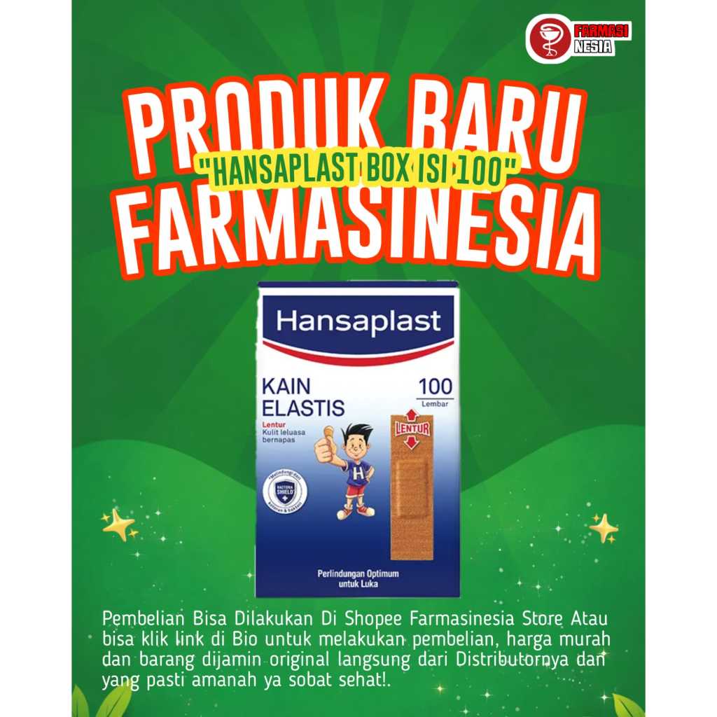 Jual Hansaplast Perban Isi 100 Lembar (1 Kotak) | Shopee Indonesia