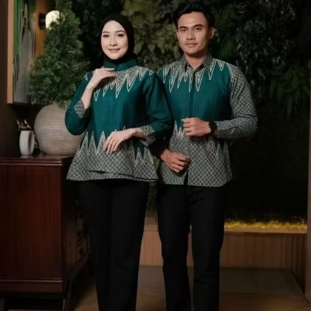 Batik Pasangan Motif Ismaya Bluss Kemeja Slimfit