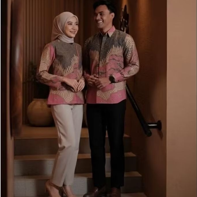 Batik Pasangan Motif Pinkan Mambo A