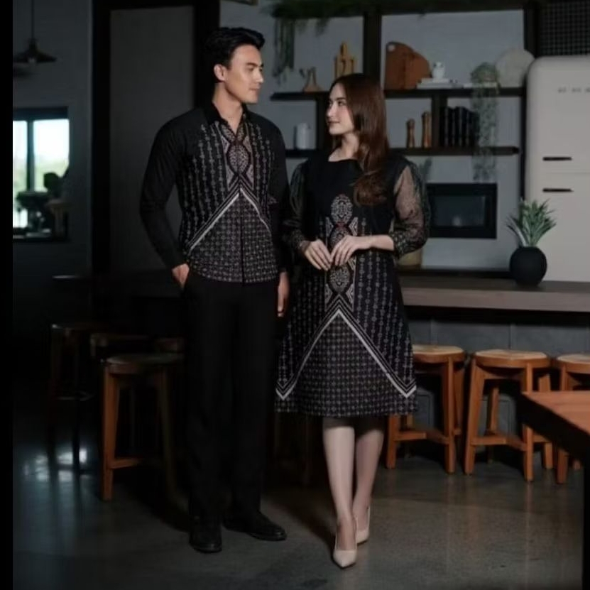 Batik Mentari Motif Youhana Kemeja Slimfit Lapis