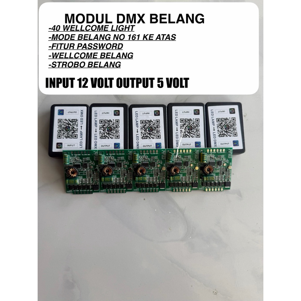 Jual MODUL DMX BELANG MODE BELANG KANAN KIRI BEDA WARNA MODUL ALIS BISA ...