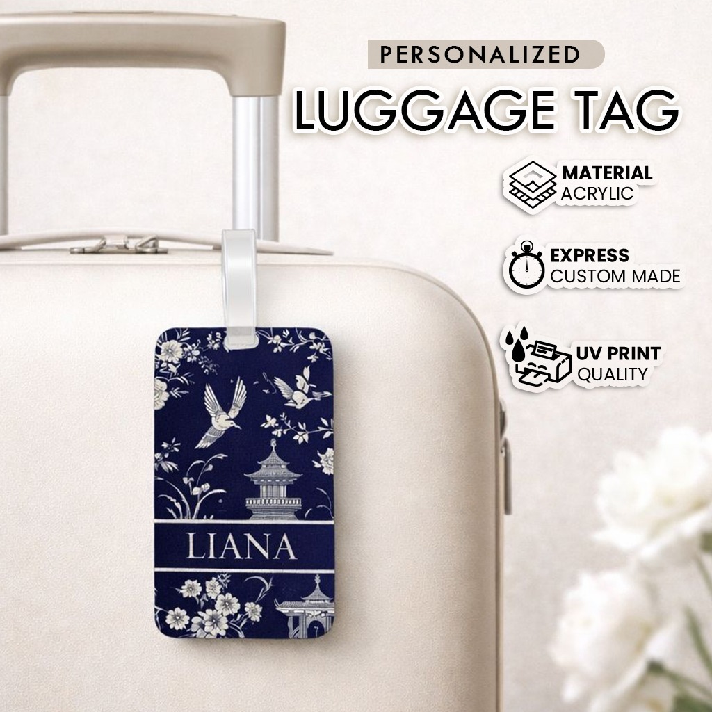 Jual PROSES CEPAT - CUSTOM PREMIUM LUGGAGE TAG KOPER / TAG KOPER ...