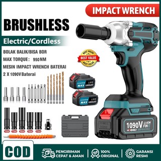 Jual Impact Wrench 1090V/588V 1600N.M Brushless Impact Wrench Electric ...