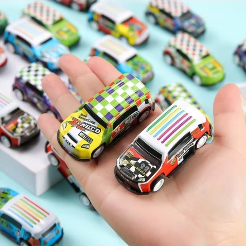 Jual MOBIL MINI MAINAN ANAK COLORFULL RACING CAR BESI | Shopee Indonesia