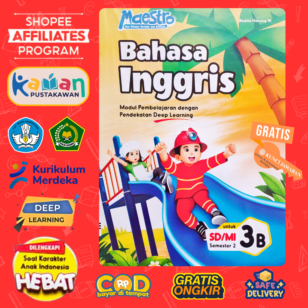 Jual Maestro Bahasa Inggris Kelas 3 SD/MI Modul Ajar | Shopee Indonesia