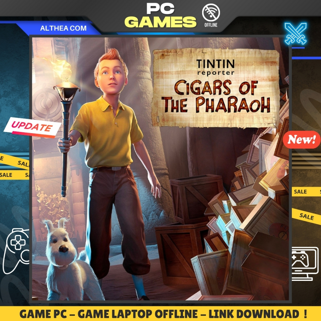 Jual TINTIN REPORTER CLGARS OF THE PHARAOH - ADVENTURE - PUZZLE ...