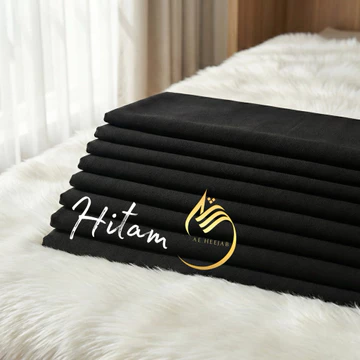 ANAEMMA Tudung Hafizah Set Cadar Basic Bahan Ceruty Premium Segiempat Instan Set Cadar Jilbab