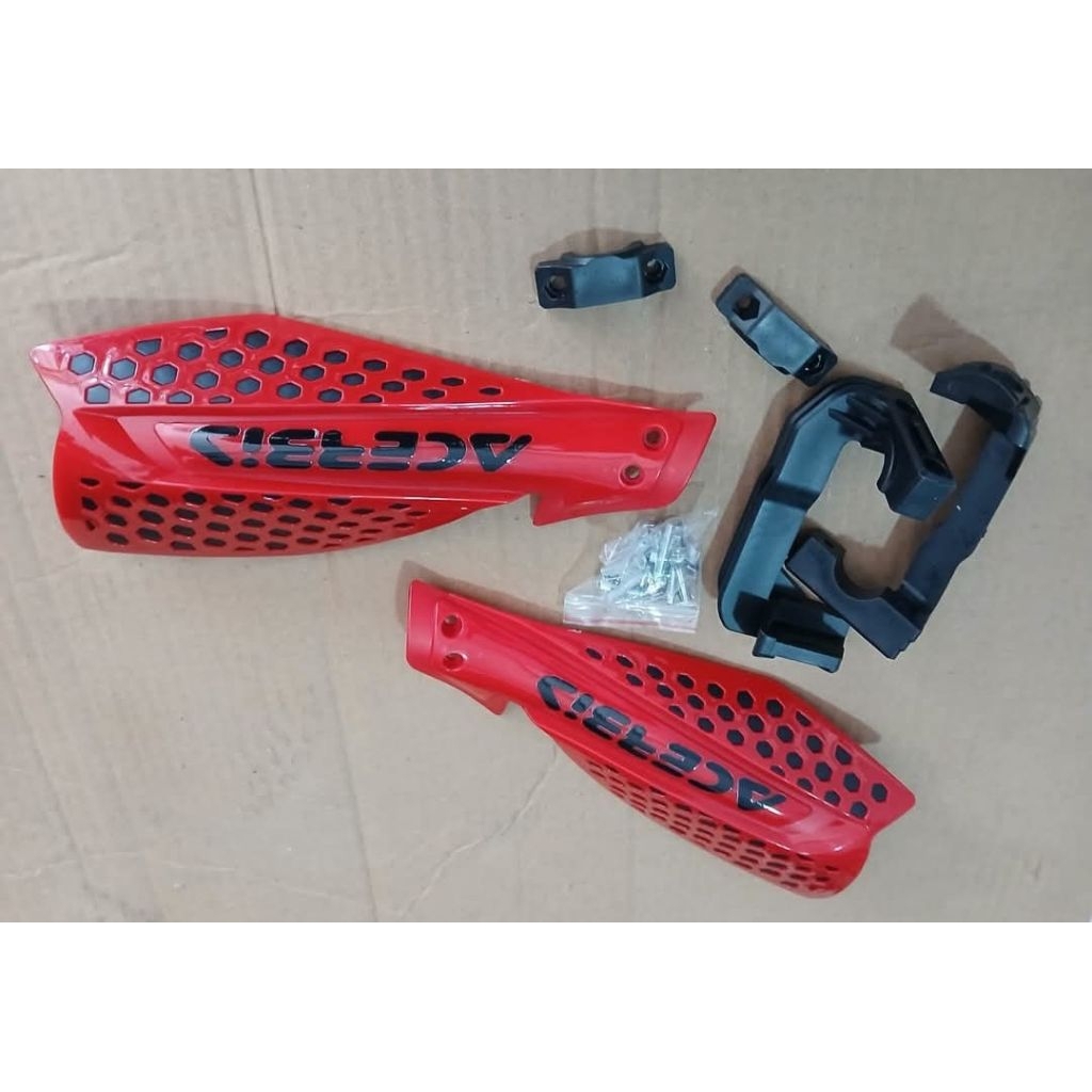 Jual HANDGUARD ACERBIS MERAH PELINDUNG TANGAN MOTOR TRAIL UNIVERSAL ...