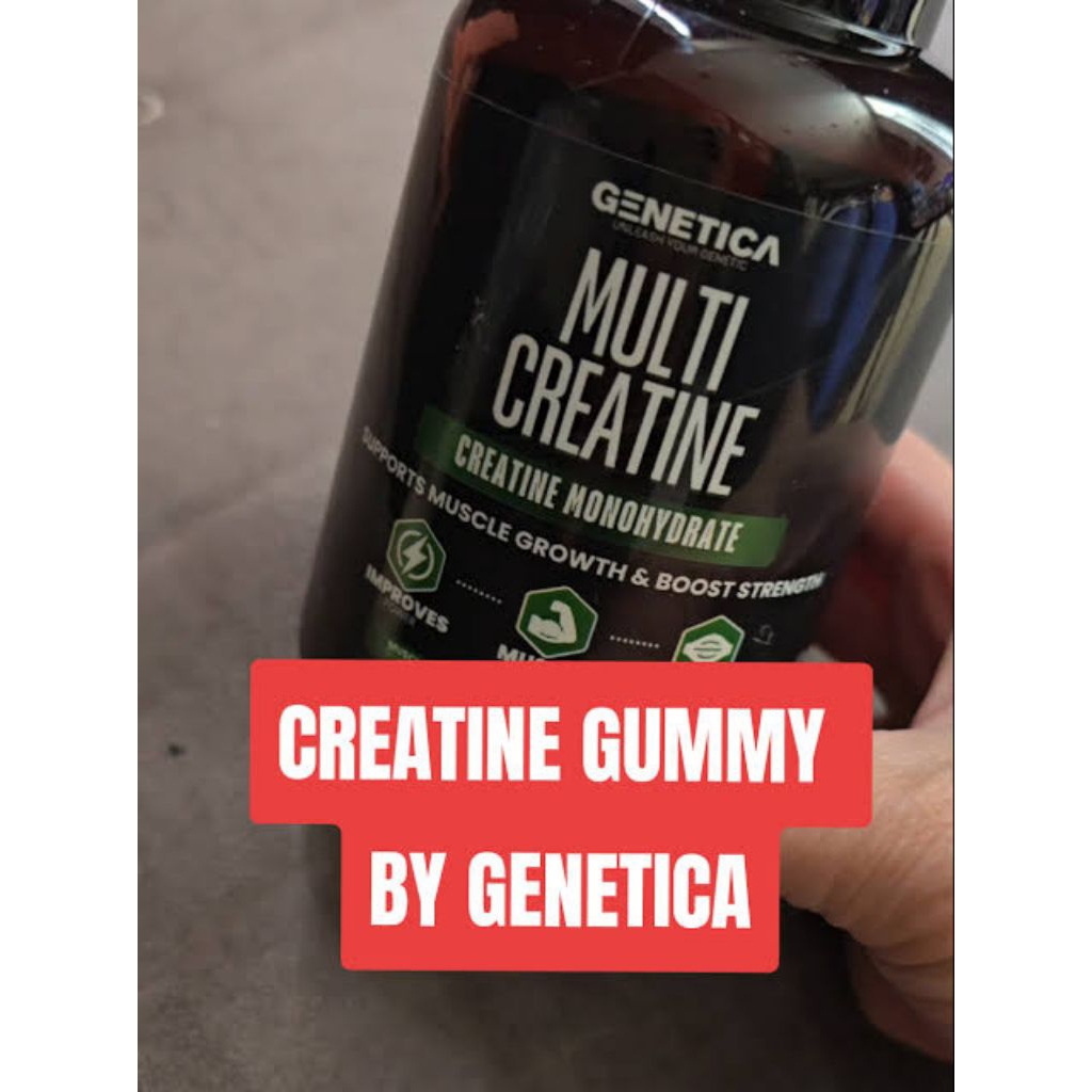 Jual Genetica Multi Creatine 60 Gummy Gummies Creatine Monohydrate