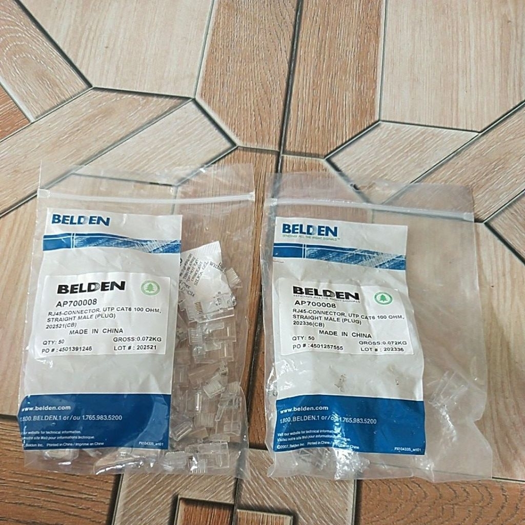 Jual BELDEN connektor RJ45 cat6 utp original | Shopee Indonesia