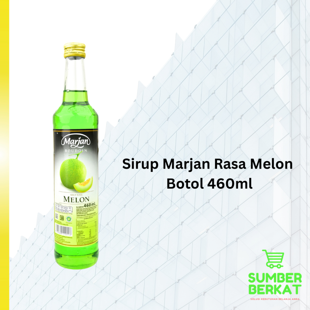 Jual Sirup Marjan Rasa Coco Pandan dan Melon Botol 460ml | Shopee Indonesia