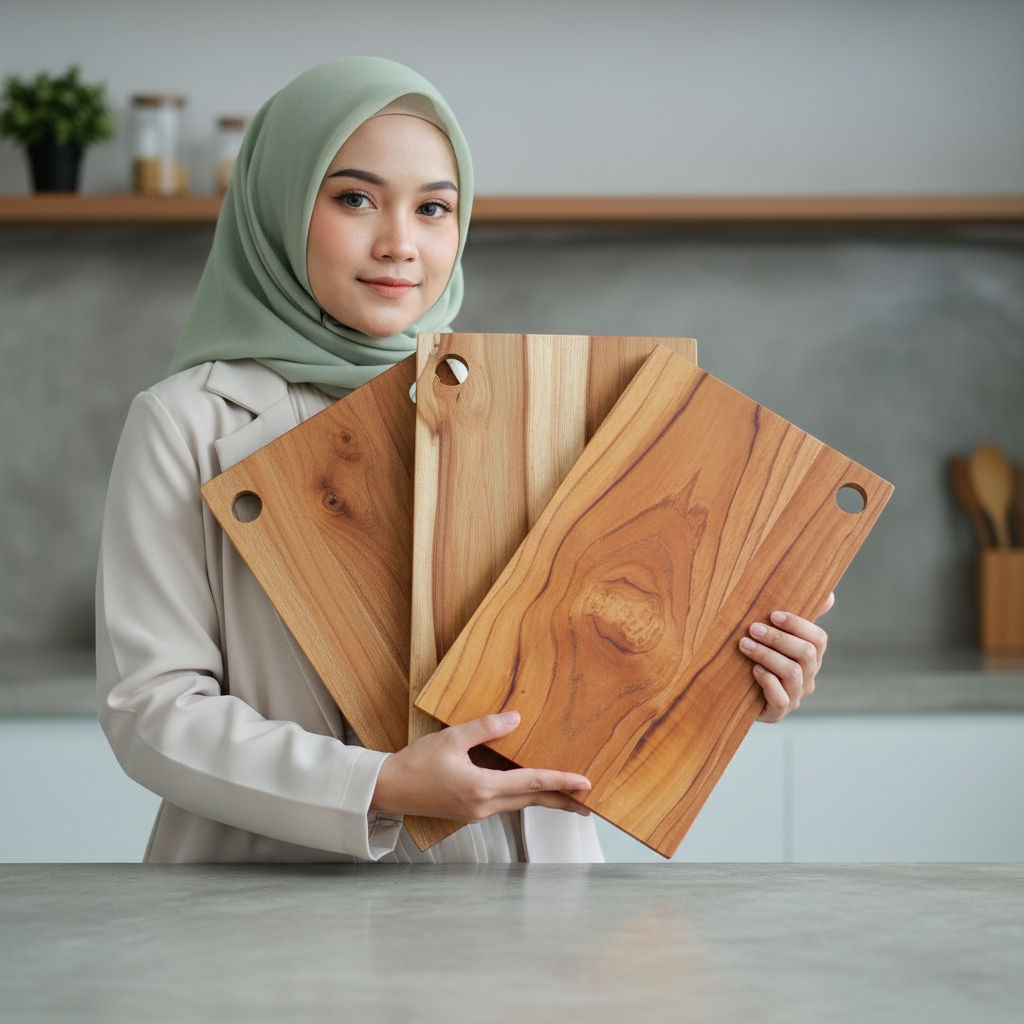 Jual Talenan Kayu Estetik Alas Potong Dapur Serbaguna - Tersedia Ukuran ...