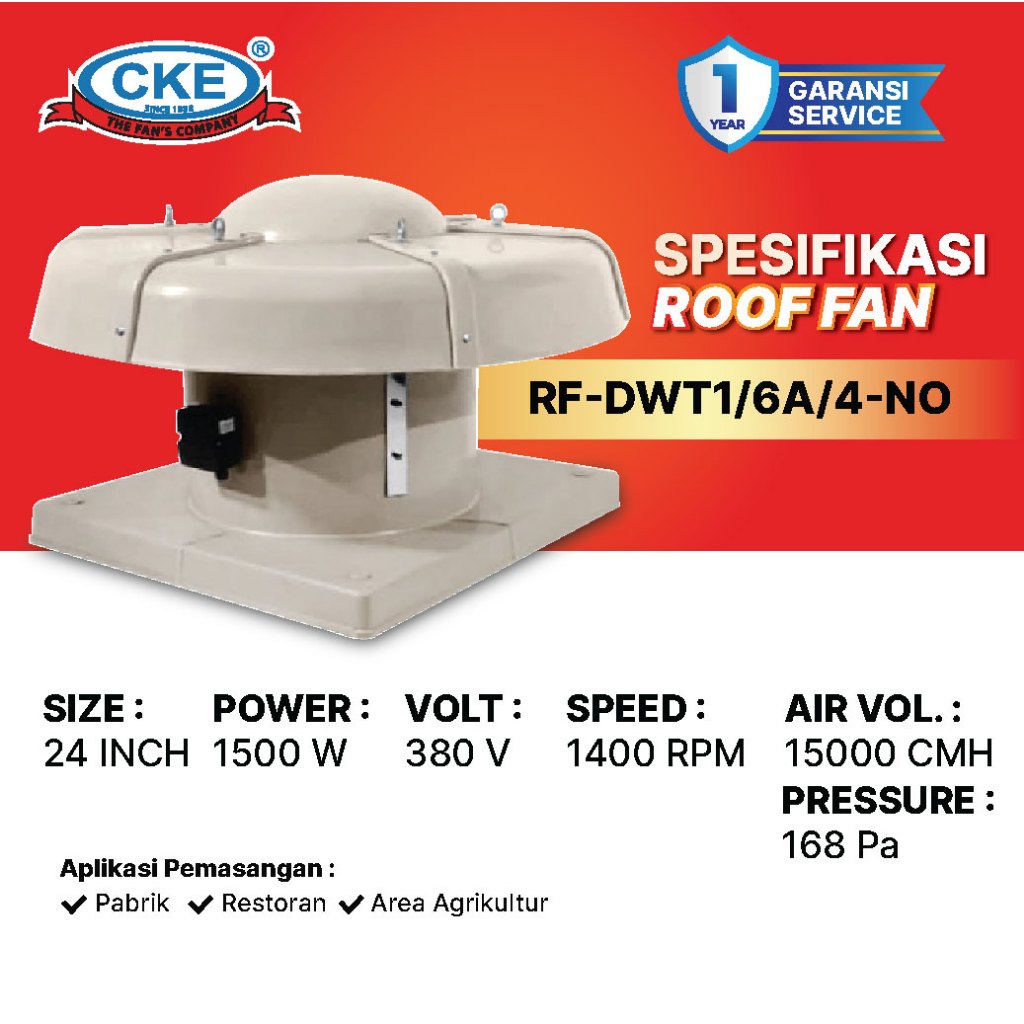 Jual Roof Fan 24