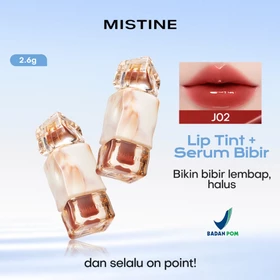 MISTINE Lip Tint Super Glazed Shine Longlasting Moisturizing Lightweight Lip Glossy