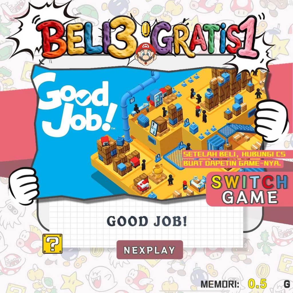 Jual Good Job! Nintendo Switch Digital Game BELI 3 GRATIS 1 | Shopee ...
