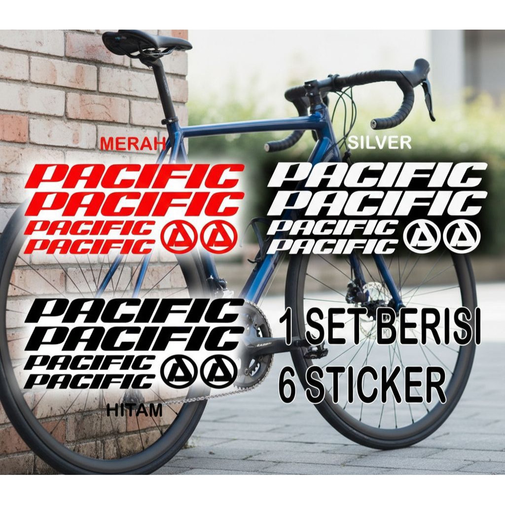 Jual Stiker speda Cutting Sticker Sepeda Pacific, Stiker Pacific ...