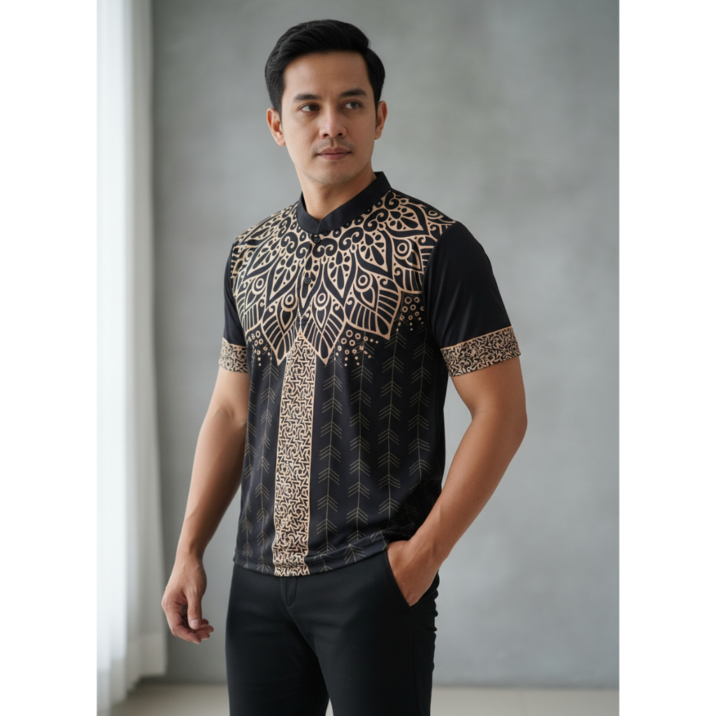 Baju Koko Pria Dewasa Lengan Pendek Fashion Pria Baju Pria Bahan Dryfit Premium