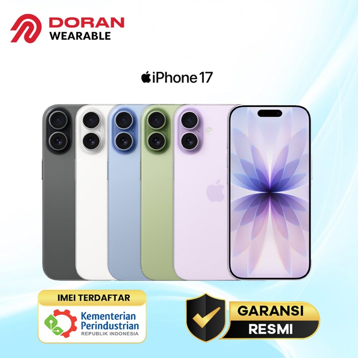 Apple iPhone 17 256GB 512GB A19 Chip with Ceramic Shield Garansi Resmi