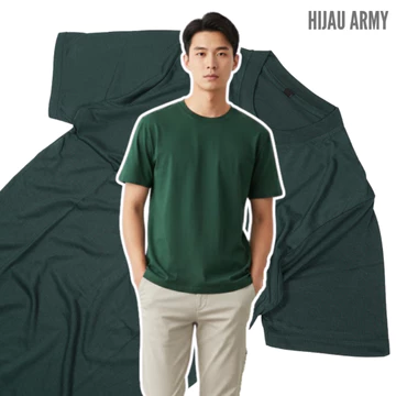 Kaos Polos Pria Wanita Cotton Combed Premium Lengan Pendek Premium Kaos Pria Baju Kaos Pria