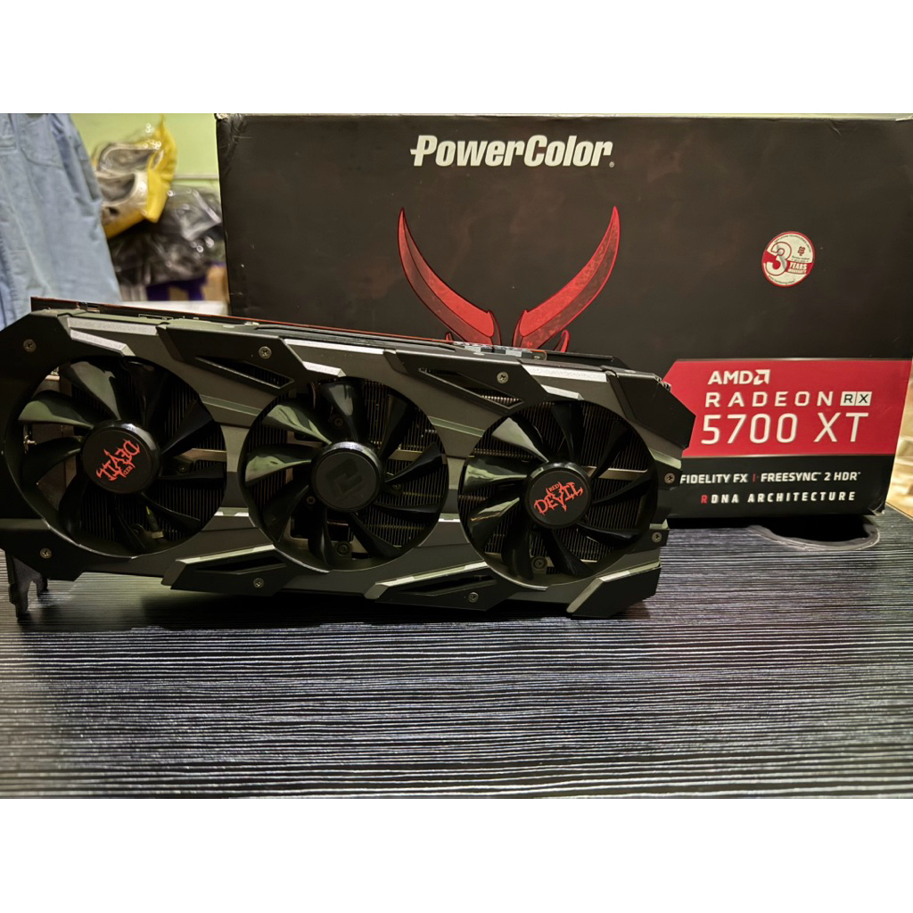 Jual VGA AMD RADEON RX 5700 XT 8GB GDDR6 POWERCOLOR | Shopee Indonesia