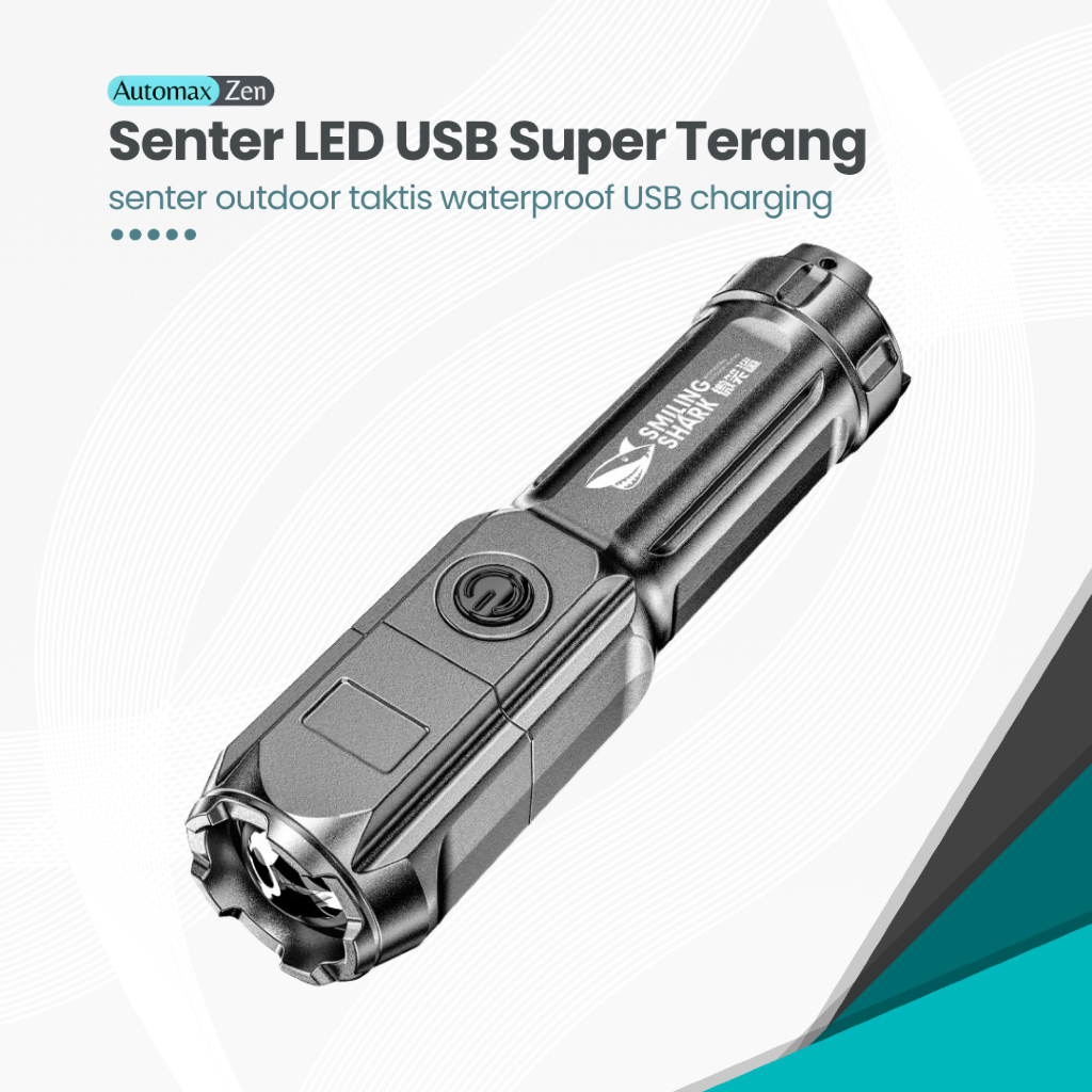 Jual Senter Swat Mini LED 36W / Senter LED POLICE Chargeable / Senter ...