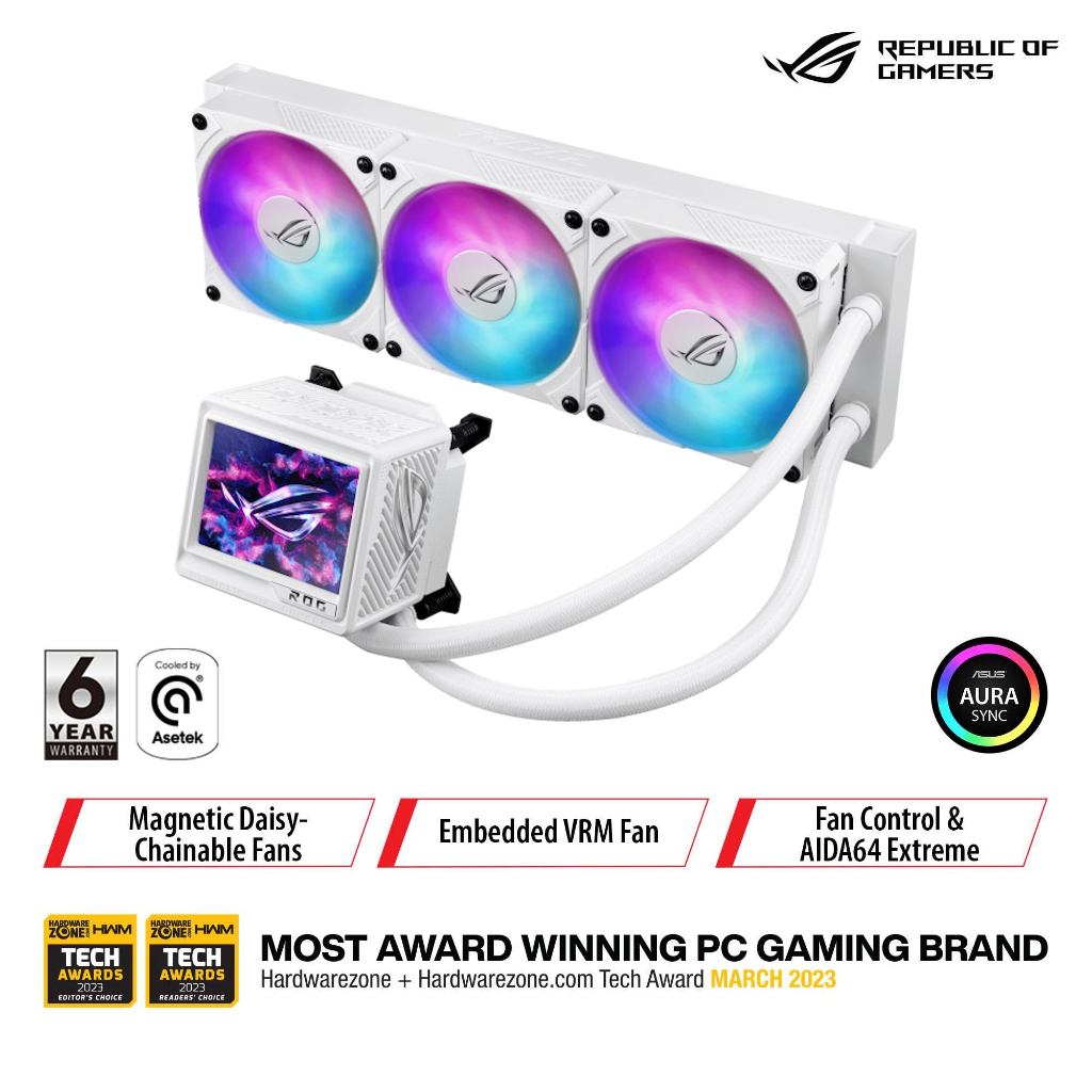 Jual ASUS ROG RYUJIN III 360 ARGB Extreme White Edition | Shopee Indonesia