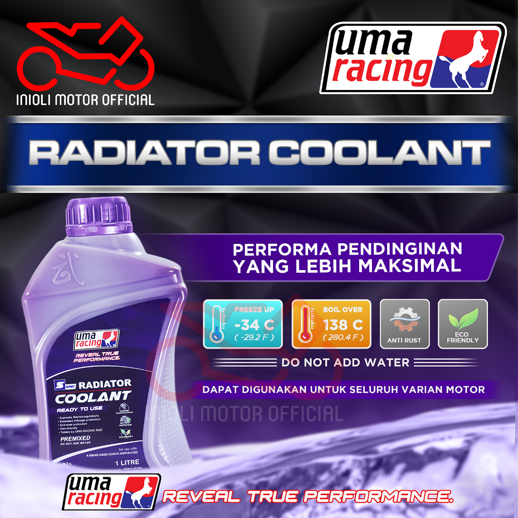 Jual AIR RADIATOR UMA RACING RADIATOR COOLANT LIQUID UMA COOLING FLUID ...