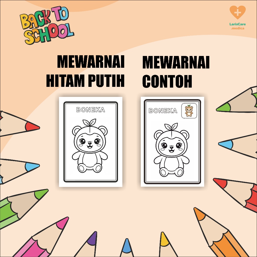 Jual Lembar Mewarnai Anak A5 Random | Kertas HVS | Pilihan 20–40–60 ...