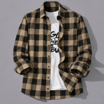 Flanel Premium Kemeja Lengan Panjang Pria Wanita