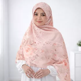 Hijab Syar'I Jumbo Motif Luxury Print Digital Kerudung Jumbo Premium WINISCARF