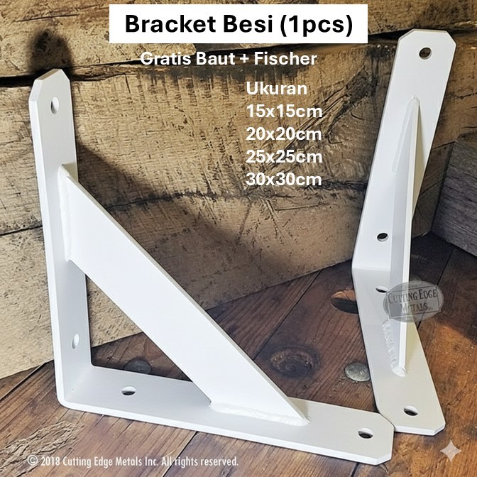 Jual (1pcs) Siku Rak Segitiga Bracket Besi Multifungsi Dudukan siku ...