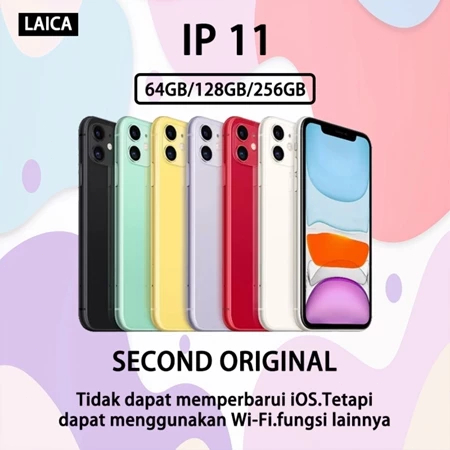 Jual IP 11 64GB/128GB/256GB Fullset Original Bekas Fungsi Normal ...