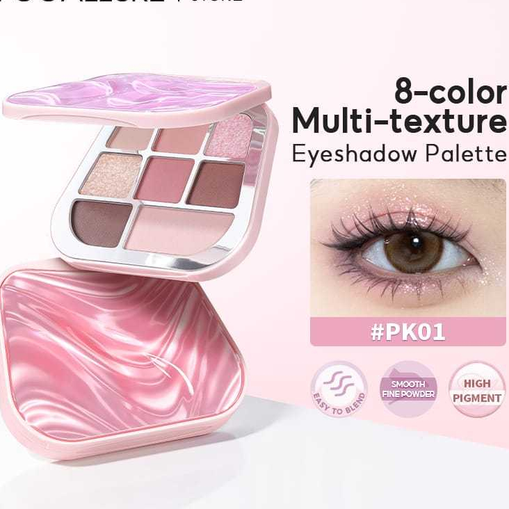 Jual FOCALLURE FA-E09 8-color Eyeshadow Palette Matte Shimmer High ...
