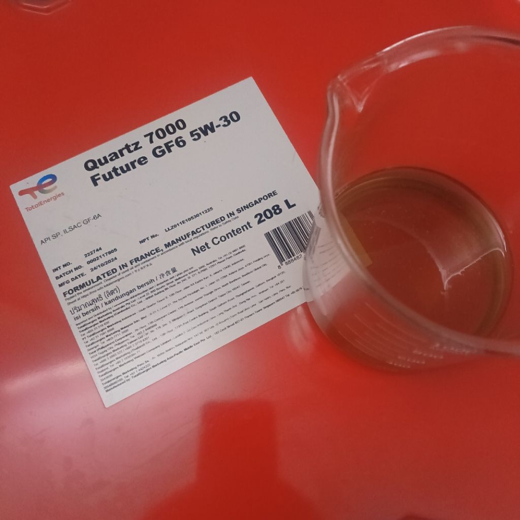 Jual Total Quartz 7000 Future 5w-30 API SP ILSAC GF-6 Eceran Drum ...