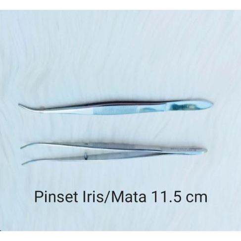 Jual Pincet splinter iris mata Bengkok Curved 11.5cm Stainless | Shopee ...
