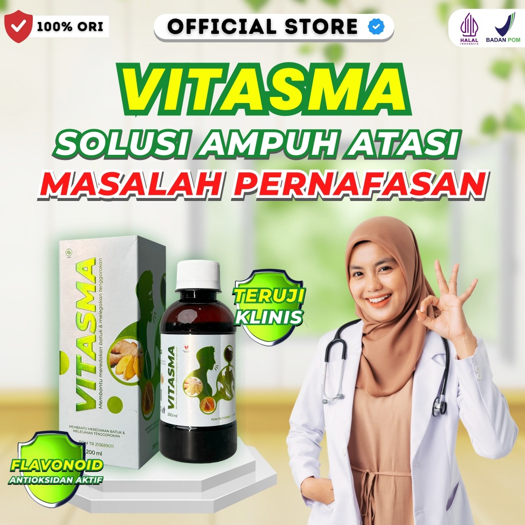 Jual VITASMA Madu Herbal Asli Atasi Batuk Menahun Sesak Napas Asma ...
